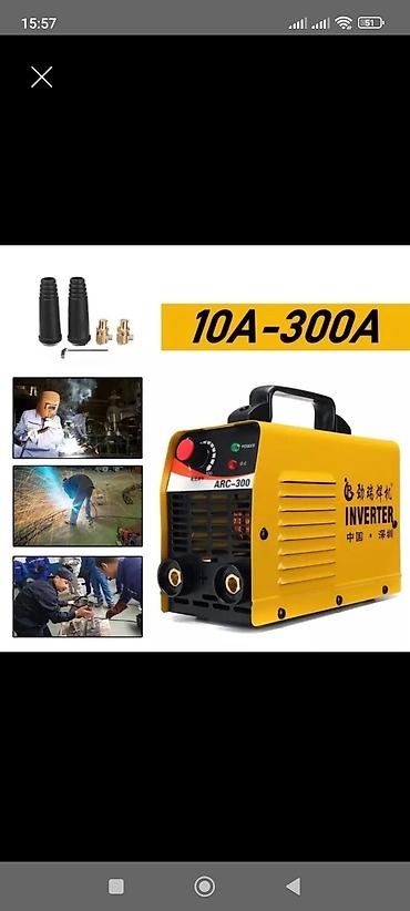 payat aparati: ARC-300 invertor qaynaq aparatı - Cərəyan aralığı: 10A–300A - Növ — 1
