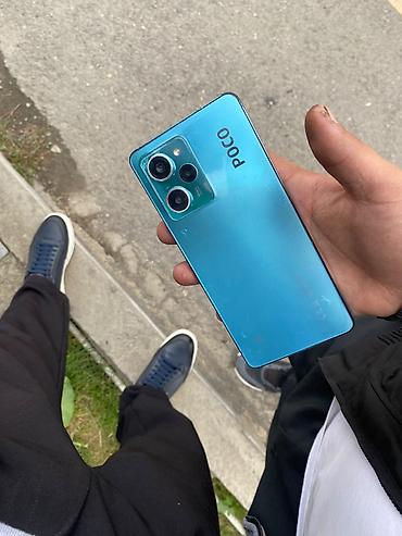 Poco: Poco X5 Pro 5G, Б/у, 256 ГБ, цвет - Голубой, 1 SIM, 2 SIM — 1