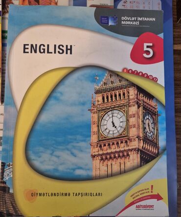 tibb kitabı: ENGLISH Qiymətləndirilmə 5 sinif cox az ishlenib.Bir iki sehifesinde