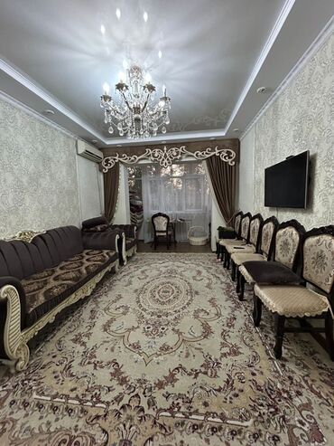 продажа квартир трёх комнатную тунгуч микрорайон 106 серия: 3 бөлмө, 88 кв. м, 105-серия, 3 кабат, Евроремонт