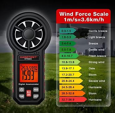 dormeo fen za kosu: Industrijski digitalni anemometar HABOTEST HT5005 Višenamenski ručni — 3
