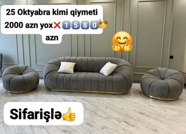 Çarpayılar: Divan kreslo desti yeni