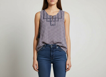 ubrania asymetryczne: Women's blouse, size M