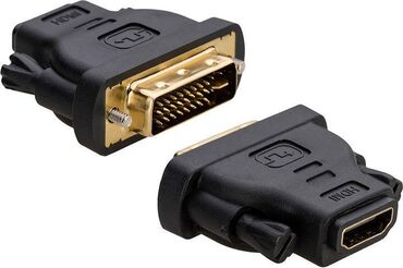 мониторы hdmi: Адаптер переходник DVI-I (24+5) (male) - HDMI (female) Black для