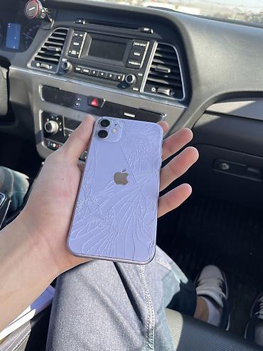 убитые телефоны: IPhone 11, Б/у, 64 ГБ, Коробка, Зарядное устройство, Кабель, 78 % — 2
