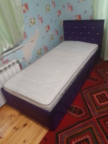мебель для спальни: Односпальная кровать, Азербайджан, Б/у