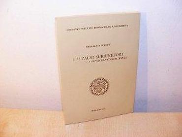 100 evra: KAUZALNI SUBJUNKTORI U NEMAČKOM I SRPSKOHRVATSKOM JEZIKU, Branislava — 1
