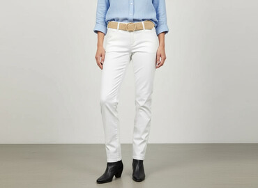 Women's Pants: Spodnie materiałowe damskie, rozmiar L