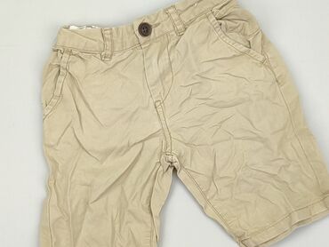 czarne materiałowe spodenki: Shorts, 4-5 years, 104/110, condition - Good