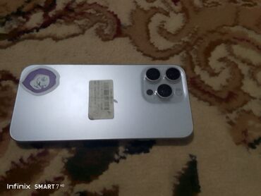 пассивное сетевое оборудование planet: IPhone 15 Pro Max, Колдонулган, 256 ГБ, Ак, Коргоочу айнек, Каптама, 96 %