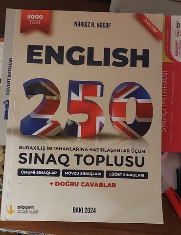 Testlər: Nərgiz Nəcəfin müəllifi olduğu, buraxılış imtahanlarına hazırlaşanlar