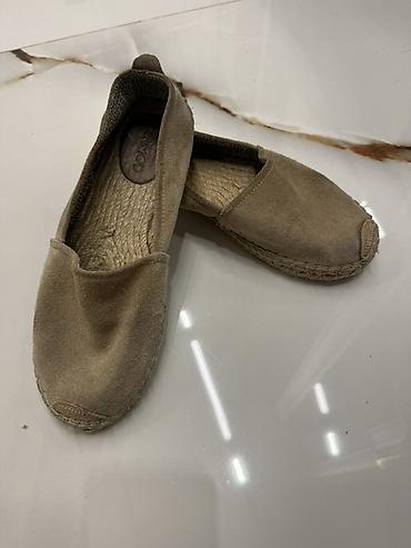 bemsa ayaqqabi: Brend: DERIMOD Model: Espadril - Rəng: qum-bej - Material: üst hissə — 1
