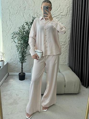 cargo: Elegantan ženski komplet – košulja i široke pantalone Unesite dozu — 2