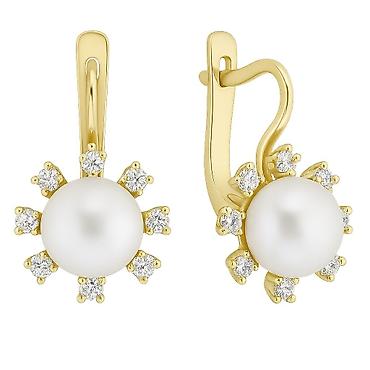 Серьги: Серьги, Проба 585, Без вставки, Жемчуг, Опал, Женские, Ручная работа, Парный набор, Винтажный стиль, Новый — 16