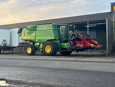 с поля: Комбайн зерноуборочный John Deere STS (Hi-Performance Rotor)9880 — 2
