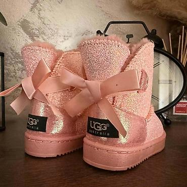 ugg papuče: Ugg dečije čizmice roze sa šljokicama NOVO Novo Brojevi 25 do 36 fb — 3