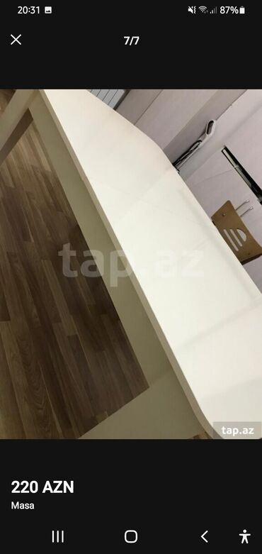 Masalar: Qonaq masası, İşlənmiş, Açılan, Laminat, Kvadrat masa