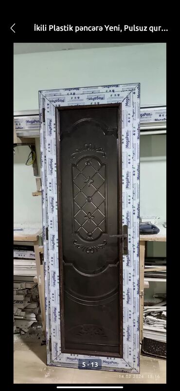 Plastik pəncərələr: Plastik qapı pəncərə,cam balkon,duş kabina,dolablar,kombi — 5