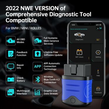 Alati za automobile: AUTOPHIX 3910 Bluetooth BMW/MINI/Rolls Royce IOS/Android Novo - — 11
