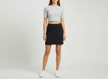 plisowane spódnice ecru: Papaya, Women`s skirt, size M