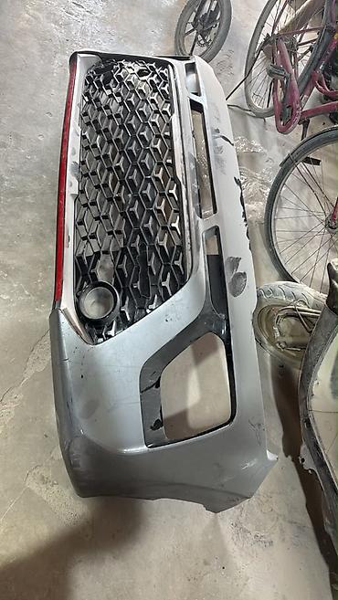Kia soul 2 передний бампер с решоткай