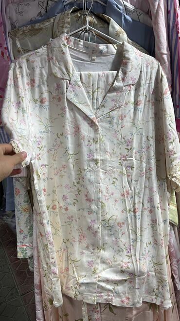 Пижамы: Стильные пижамки Размеры 42 до 60 💯 хлопок рынок Орто-Сай «Оберон» — 2