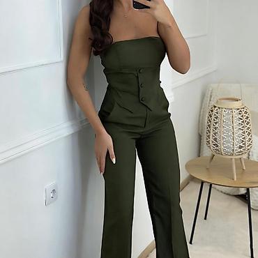 svecani kombinezon: 🔥Elegantni ženski kombinezon bez bretela
✅2800 din 
S M L — 4