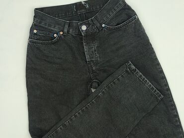 legginsy prążkowane hdm: Jeansy damskie, Asos, rozmiar S