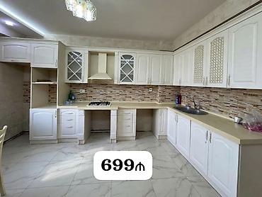 699₼ Mətbəx mebeli – Təcili satılır Ölçü: 4.33 × 2.10 m Komplektdə