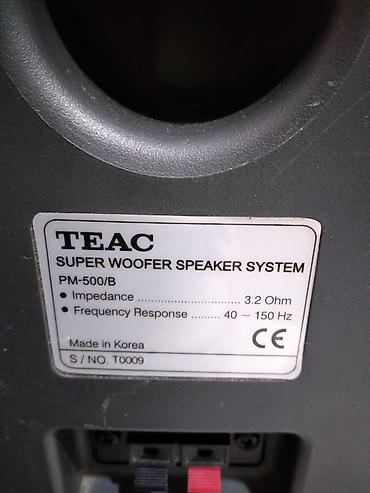 philips actionfit: Zvucnik woofer Teac PM-500/B jednosistemski visina 180 mm. max.snaga — 3