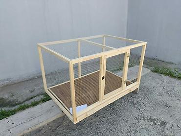 Животные: Teze yixilib uzunluq 90sm eni 60sm alti setka ustu surme padnoslu ve — 3