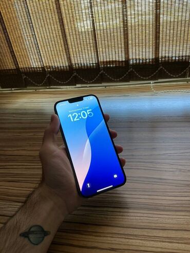 iphone xs max qiyməti: IPhone 13 Pro Max, 256 GB, Sierra Blue, Zəmanət, Simsiz şarj, Face ID