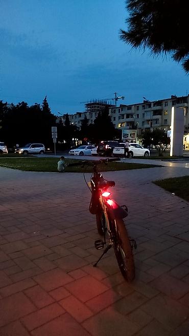peridok velo: Dağ/şəhər tipli velosiped – Velo brendi, yaşıl-qara rəngdə - Güclü — 5