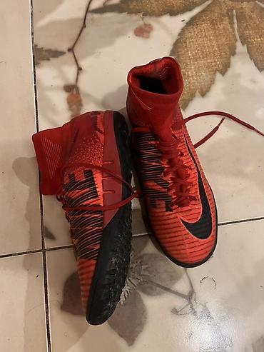 сороконожки найк: Мужские кроссовки, 40.5, 41, Nike, Б/у, цвет - Красный, Платная доставка, Самовывоз — 3