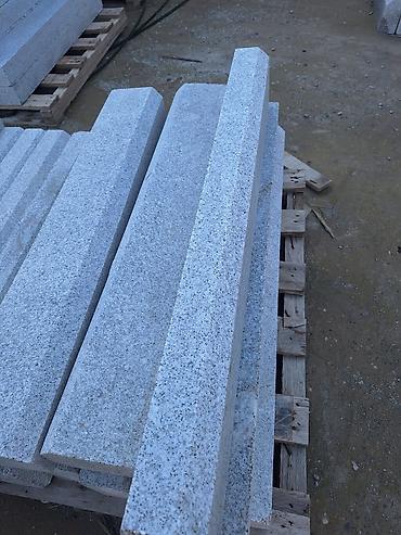 termo qranit: Qranit bordür daşları - Material: Təbii qranit - Rəng: Açıq boz — 4