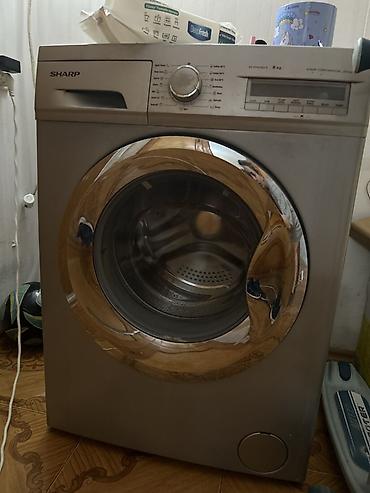 sharp paltaryuyan: Sharp paltaryuyan maşın – ön yükləməli, 8 kq tutum. Sensor ve — 1