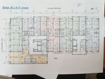 двухкомнатные квартиры в бишкеке: 2 комнаты, 76 м², Элитка, 10 этаж, ПСО (под самоотделку)