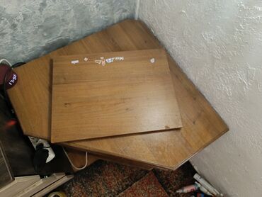 угловая тумба: Тумба и подставка для телевизора, Б/у, Напольная, МДФ, Самовывоз, цвет - Коричневый