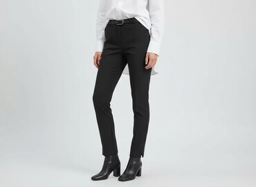 zalando spodnie materiałowe: Zara, Spodnie materiałowe damskie, rozmiar S