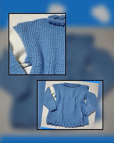 Džemperi, kardigani: Džemper novi ručno pleteni vel XL. Obim grudi 110 cm, obim ramena 114 — 2