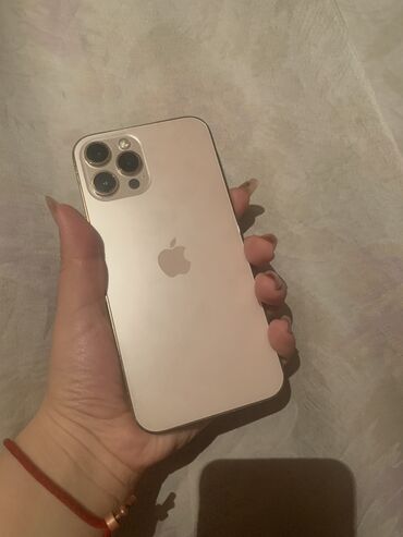 Apple iPhone: IPhone 12 Pro Max, 128 GB, Qızılı, Zəmanət, Simsiz şarj, Face ID