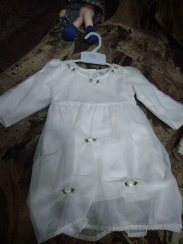 mommy baby подгузники бишкек в Кыргызстан | Другие товары для детей: Детское платье, цвет - Белый, Baby Rose