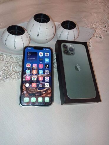 телефон fly ds500: IPhone 13 Pro Max, 256 GB, Alpine Green, Zəmanət, Face ID, Sənədlərlə