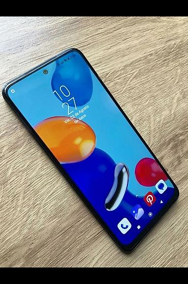 gps навигатор: Redmi, Redmi Note 11, Б/у, 128 ГБ, цвет - Черный, 2 SIM — 1