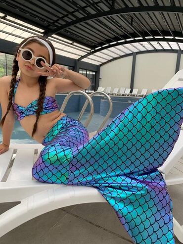 Kupaći kostimi: Odmah dostupni trodelni sirena kupaći Cena mat 2550 din, svetlucavi — 23