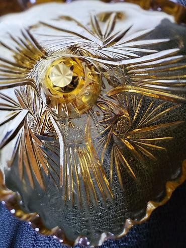 Ostali antikviteti: Vaza 1971g Zabkowice Poljska. Poljska vaza,presovano staklo,nigde — 8