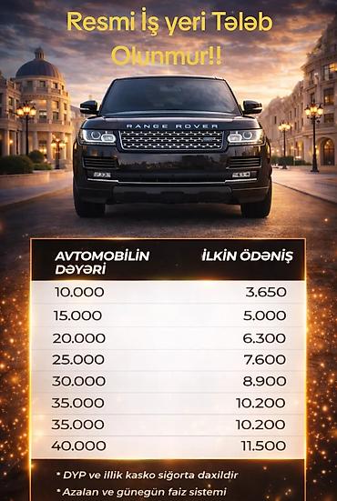 Транспорт: Xidmət: Avto Lizinq və lombard krediti Təsvir: - Avtomobilinizi — 4