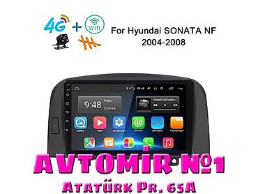 sonata 2003: Hyundai sonata 2004-2008 android monitor 🚙🚒 ünvana və bölgələrə — 1