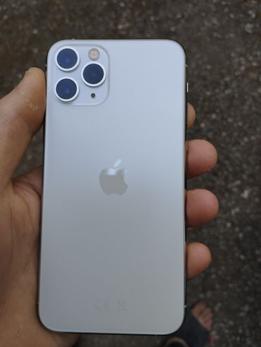 iphone se azerbaycan: IPhone 11 Pro, 64 GB, Gümüşü, Barmaq izi, Face ID