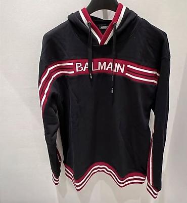Толстовки: Мужская толстовка, S, Balmain, Б/у, цвет - Черный — 1